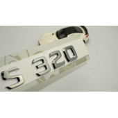 S320 Bagaj Krom ABS 3M 3D Yazı Logo - 1
