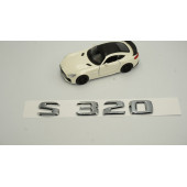 S320 Bagaj Krom ABS 3M 3D Yazı Logo - 2