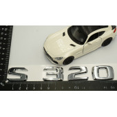 S320 Bagaj Krom ABS 3M 3D Yazı Logo - 5