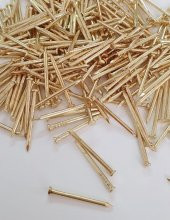 Filografi Çivisi Altın Sarı renk Düz Baş Çivi 250gr. thumbnail 2