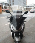 MOTOCAM Küba Rubano 150 Siperlik Ön Cam 2023-2025 Model 78cm Şeffaf Renkli 4mm UZUN CAM thumbnail 1