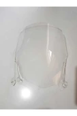 MOTOCAM CF Moto Jetmax 250 Siperlik Ön Cam 2012-2016 Model 50cm Şeffaf Renkli 4mm thumbnail 1