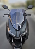 MOTOCAM Arora Max PRO Siperlik Ön Cam 2023-2025 Model 44cm Füme Renkli 4mm SPOR CAM - 1