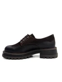 Venüs 2554601K Kadın Hakiki Deri Bağcıklı Kalın Taban Oxford Ayakkabı - 3