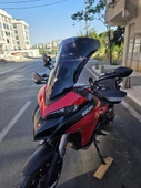 MOTOCAM Ducati Multistrada V2 Siperlik Ön Cam 2022-2025 Model 60cm Siyah Renkli 4mm - 3