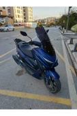 MOTOCAM Arora Max T 150 Siperlik Ön Cam 2022-2025 Model 55cm Siyah Renkli 4mm KISA SPOR CAM - 2