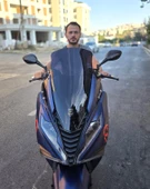 MOTOCAM Arora GT 125 250 Siperlik Ön Cam 2023-2025 Model 65cm Siyah Renkli 4mm ORİJİNAL BOYLU - 1