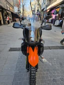 MOTOCAM KTM 950-990 Adventure KİT RALLY Replikaa Siperlik Ön Cam 51cm Tam şeffaf Renkli 4mm thumbnail 1