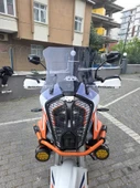 MOTOCAM KTM 1290 Super Adventure Siperlik Ön Cam 2021-2025 Model 41cm Füme Renkli thumbnail 1