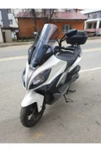MOTOCAM Kymco Xciting 400 İ Siperlik Ön Cam 2015 Model 72cm Füme Renkli 4mm UZUN CAM thumbnail 3