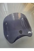 MOTOCAM Piaggio Beverly 500 Ön Uzatma Camı 2001-2007 Model 34cm Füme Renkli 4mm APARATSIZDIR thumbnail 2