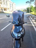 MOTOCAM Piaggio Beverly 250 Siperlik Ön Cam 2005-2007 Model 44cm Siyah Renkli 4mm thumbnail 1