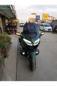 MOTOCAM Honda Goldwing Bagger Siperlik Ön Cam 2018-2023 Model 65cm Siyah Renkli 4mm UZUN BOYLU CAM - 1