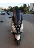 MOTOCAM Peugeot Citystar 200 Siperlik Ön Cam 2017-2018 Model 56cm Siyah Renkli 4mm UZUN CAM thumbnail 1