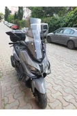 MOTOCAM Küba Novax 200 Siperlik Ön Cam 2023-2025 Model 57cm Füme Renkli 4mm ORTA BOYLU CAM - 3