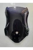 MOTOCAM Mondial Skuty Siperlik Ön Cam 2023-2025 Model 48cm Siyah Renkli 4mm thumbnail 2