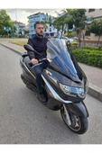 MOTOCAM Piaggio X10 Siperlik Ön Cam 2011-2017 Model 73cm Füme Renkli 4mm thumbnail 2