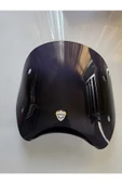 MOTOCAM Piaggio Beverly 500 Ön Uzatma Camı 2001-2007 Model 34cm Siyah Renkli 4mm APARATSIZDIR thumbnail 3