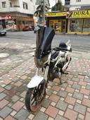 MOTOCAM Mondial 180 Z One S Siperlik Ön Cam 58cm 2014-2022 Model Siyah Renkli thumbnail 3