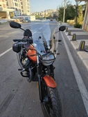 MOTOCAM Moto Guzzi V7 Stone Siperlik Ön Cam 2021-2023 Model 53cm Şeffaf Renkli 4mm APARATSIZDIR - 2