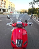 MOTOCAM Küba Grace 50 125 Ön Cam 2023-2025 Model 37cm şeffaf Renkli Elcikli APARATSIZDIR - 1