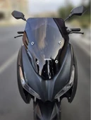 MOTOCAM Arora Max PRO Siperlik Ön Cam 2023-2025 Model 44cm Siyah Renkli 4mm SPOR CAM thumbnail 1