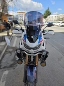 MOTOCAM Honda Africa twin CRF 1100 L4 Ön Cam 2023-2025 Model 54cm Siyah Renkli 4mm UZUN VE GENİŞ thumbnail 1