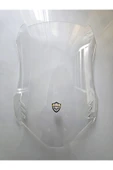 MOTOCAM Mondial Skuty Siperlik Ön Cam 2023-2025 Model 48cm Şeffaf Renkli 4mm thumbnail 1
