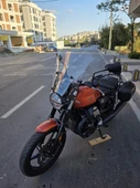 MOTOCAM Moto Guzzi V7 Stone Siperlik Ön Cam 2021-2023 Model 53cm Şeffaf Renkli 4mm APARATSIZDIR - 3