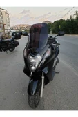 MOTOCAM Honda Silverwing FJS 600 Siperlik Ön Cam 2001-2012 Model 52cm Siyah Renkli 4mm - 3