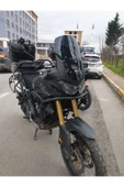 MOTOCAM Honda Afrika Twin CRF 1000 Ön Cam 2016-2020 Model 45cm Siyah Renkli 4mm KISA CAM - 3