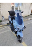 MOTOCAM Küba Chia 125 Siperlik Ön Cam 2023-2025 Model 55cm Füme Renkli 4mm KISA SPOR CAM - 2