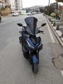 MOTOCAM RKS Arome 125 Siperlik Ön Cam 2023-2025 Model 54cm Siyah Renkli Sportif Model thumbnail 2