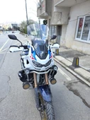 MOTOCAM Honda Africa twin CRF 1100 L4 Ön Cam 2023-2025 Model 54cm Şeffaf Renkli 4mm UZUN VE GENİŞ - 2