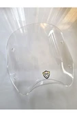 MOTOCAM Piaggio Beverly 500 Ön Uzatma Camı 2001-2007 Model 34cm Şeffaf Renkli 4mm APARATSIZDIR thumbnail 3