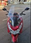 MOTOCAM Honda PCX Siperlik Ön Cam 2011-2013 Model 59cm Şeffaf Renkli ORTA BOYLU CAM - 1
