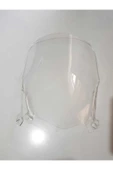 MOTOCAM Mondial Jetmax 250 Siperlik Ön Cam 2012-2016 Model 50cm Şeffaf Renkli 4mm thumbnail 1