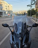 MOTOCAM Sym Maxsym TL 508 Siperlik Ön Cam 2022-2025 Model 65cm Şeffaf Renkli 4mm thumbnail 1