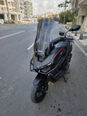 MOTOCAM RKS Lince 125 Siperlik Ön Cam 2021-2025 Model 55cm Siyah Renkli 4mm KISA SPOR CAM - 3