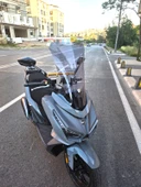 MOTOCAM Sym JET 14 EVO 200 PLUS Siperlik Ön Cam 2023-2025 Model 58cm Füme Renkli 4mm thumbnail 2