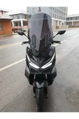 MOTOCAM Voge SR4 Siperlik Ön Cam 2022-2025 Model 78cm Siyah Renkli 4mm UZUN CAM İADESİ YOKTUR - 1
