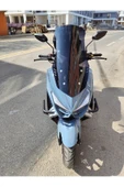 MOTOCAM Küba Chia 125 Siperlik Ön Cam 2023-2025 Model 65cm Siyah Renkli 4mm ORTA BOYLU CAM - 1