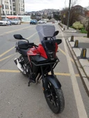 MOTOCAM Honda NX 500 Ön Cam 2025 Model 44cm Füme Renkli 4mm UZUN CAM thumbnail 2