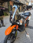 MOTOCAM KTM 950-990 Adventure KİT RALLY Replikaa Siperlik Ön Cam 51cm Tam şeffaf Renkli 4mm thumbnail 3