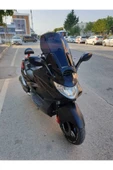 MOTOCAM Kymco Xciting 250 500 İ Siperlik Ön Cam 2008-2012 Model 62cm Siyah Renkli 4mm thumbnail 2