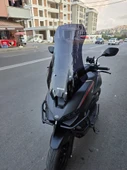 MOTOCAM RKS Lince 125 Siperlik Ön Cam 2021-2025 Model 65cm Siyah Renkli 4mm ORTA BOYLU - 3