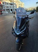 MOTOCAM Honda PCX Siperlik Ön Cam 2025 Model 66cm Füme Renkli 4mm - 3