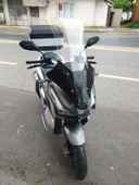 MOTOCAM Küba Rubano 150 Siperlik Ön Cam 2023-2025 Model 78cm Şeffaf Renkli 4mm UZUN CAM - 2