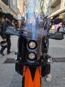MOTOCAM KTM 950-990 Adventure KİT RALLY Replikaa Siperlik Ön Cam 51cm Füme Renkli 4mm thumbnail 1