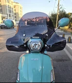 MOTOCAM Skyjet Bellina Ön Cam 2024-2025 Model 41cm Siyah Renkli 4mm Elcikli APARATSIZDIR thumbnail 1